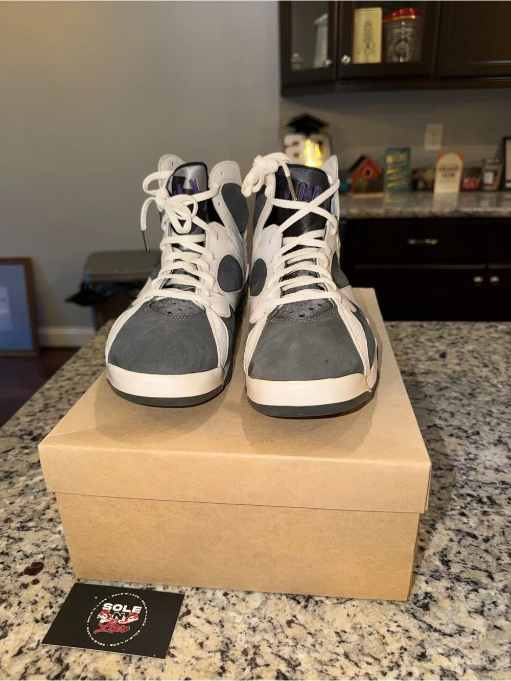 Size 12 Jordan 7 Retro 2021 Flint SKU CU9307-100 Preowned No Box